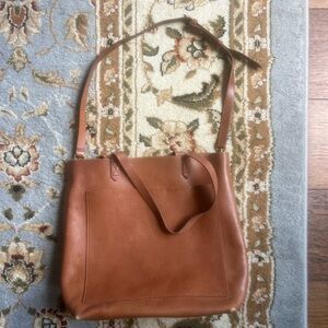 Madewell Chic Brown Real Leather Shoulder Bag